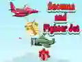Snowman and Fighter Jet Snowman and Fighter Jet