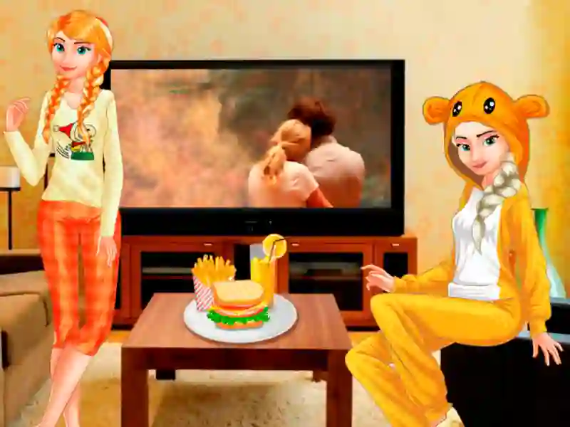 Princesses Movie Evening — free online game