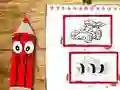 Back To School Cars Coloring Book