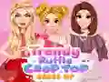 Trendy Ruffle Crop Top Dress Up Trendy Ruffle Crop Top Dress Up