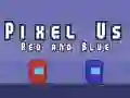 Pixel Us Red and Blue
