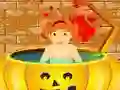Little Baby Halloween Bathing