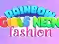 Rainbow Girls Neon Fashion Rainbow Girls Neon Fashion