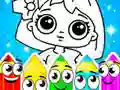 Coloring Dolls Coloring Dolls