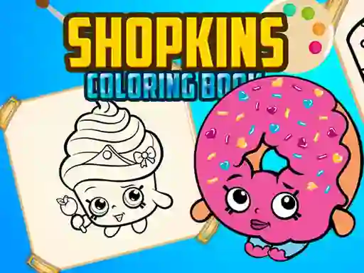 Shopkins Coloring Book — free online game