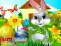 Easter Bunny Eggs Jigsaw Easter Bunny Eggs Jigsaw