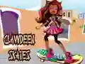 Clawdeen skates