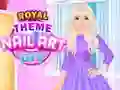 Royal Theme Nail Art DIY