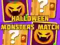Halloween Monsters Match Halloween Monsters Match
