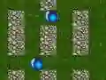 Blue spheres