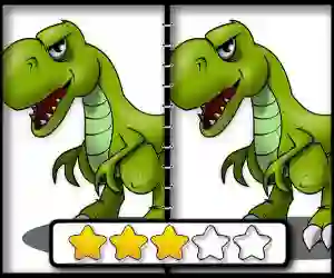 Spil Dinosaur Spot the Difference online