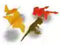 Dinosaurs Merge and Fight Dinosaurs Merge and Fight