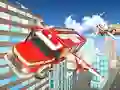 Flying Fire Truck Driving Sim