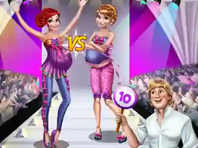 Pregnant Princesses On Catwalk — free online game