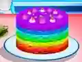 Cooking Rainbow Cake Cooking Rainbow Cake