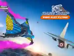 Base Jump Wing Suit Flying Base Jump Wing Suit Flying