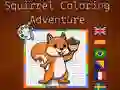 Squirrel Coloring Adventure