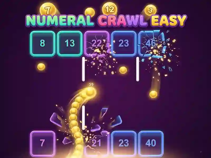 Joc Numeral Crawl Easy on-line