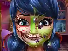 Dotted Girl Halloween Makeup Dotted Girl Halloween Makeup