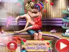 Dotted Girl Sauna Flirting Dotted Girl Sauna Flirting