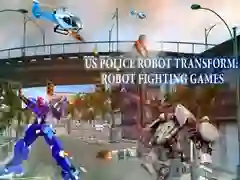 US Police Robot Transform: Robot  fighting games
