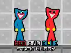 Red and Blue Stick Huggy Red and Blue Stick Huggy