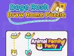 Doge Rush : Draw Home Puzzle Doge Rush : Draw Home Puzzle
