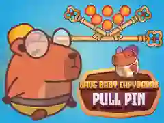 Save Baby Capybaras Pull Pin Save Baby Capybaras Pull Pin