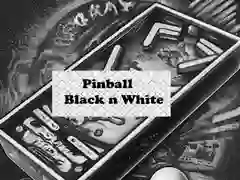 Pinball Black N White Pinball Black N White