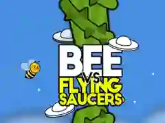 Bee vs flying saucers Bee vs flying saucers