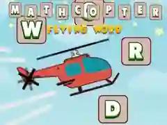 Mathcopter flying Word