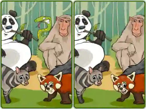 Wildlife Safari Five Diffs — free online game