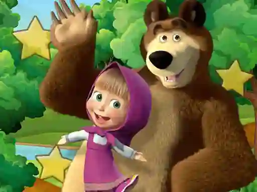 Little Girl And The Bear Hidden Stars — free online game