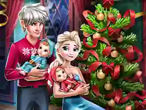 Elsa Family Christmas — free online game