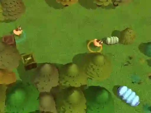 Worms Combat Coop — free online game