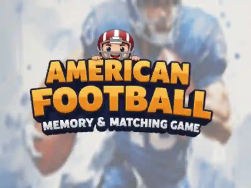 American Football Memory & Matching Game