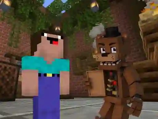 Noob vs 1000 Freddy's — free online game