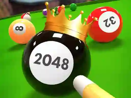 Permainan 2048 Billiards 3d secara online