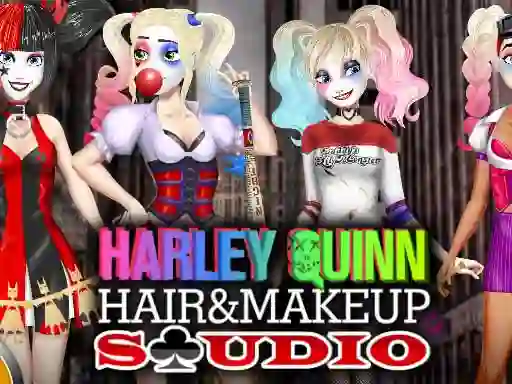 Harley Quinn Hair and Makeup Studio — free online game