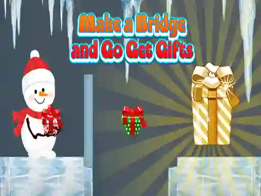 Make a Bridge and Go Get Gifts — free online game