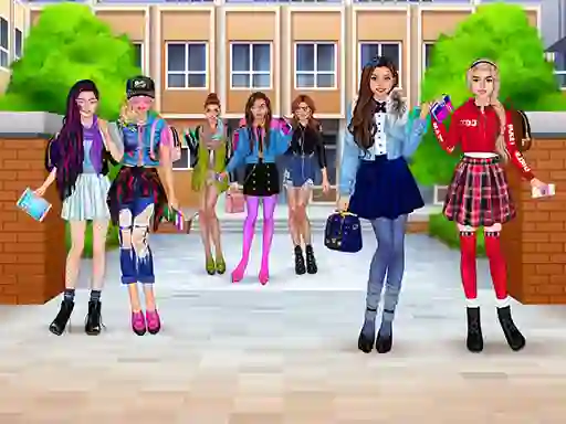 High School BFFs: Girls Team — free online game