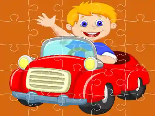 Pedal Cars Jigsaw — free online game