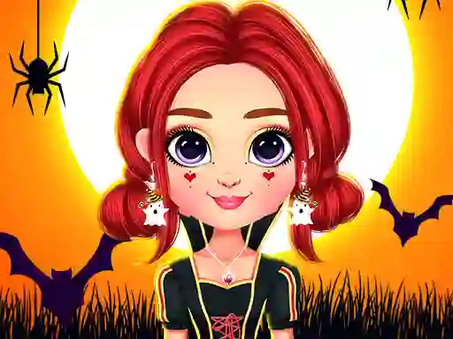Rainbow Girls Halloween Salon — free online game