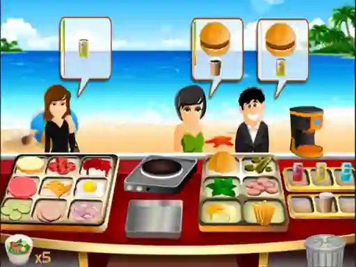 Beach Restaurant — free online game