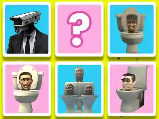 Skibidi Toilet Match Up  — free online game
