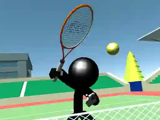 Stickman Tennis 3D — darmowa gra online