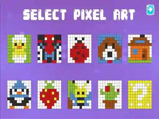 Pixel Color kids — free online game