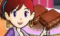 Sara`s Cooking Class Caramel Nut Brownie — free online game