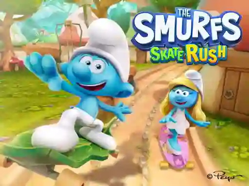 The Smurfs Skate Rush — free online game