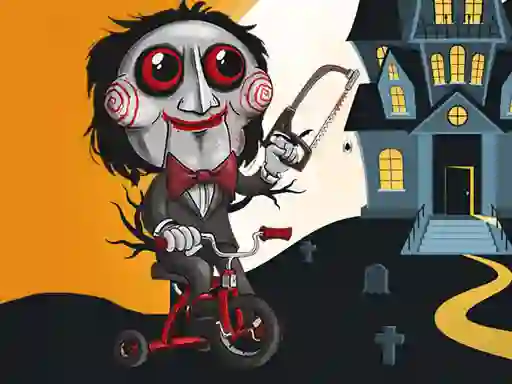 Scary Faces Jigsaw   — darmowa gra online